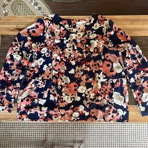 Downeaster Abstract Floral Top